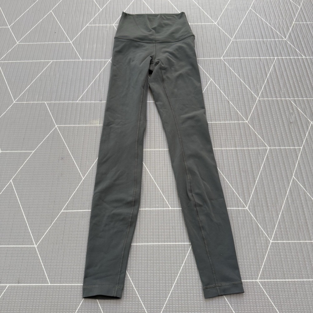 Lululemon Wunder Under Super Hi-Rise Tight *28" Size 2 Green LW5AZ5S